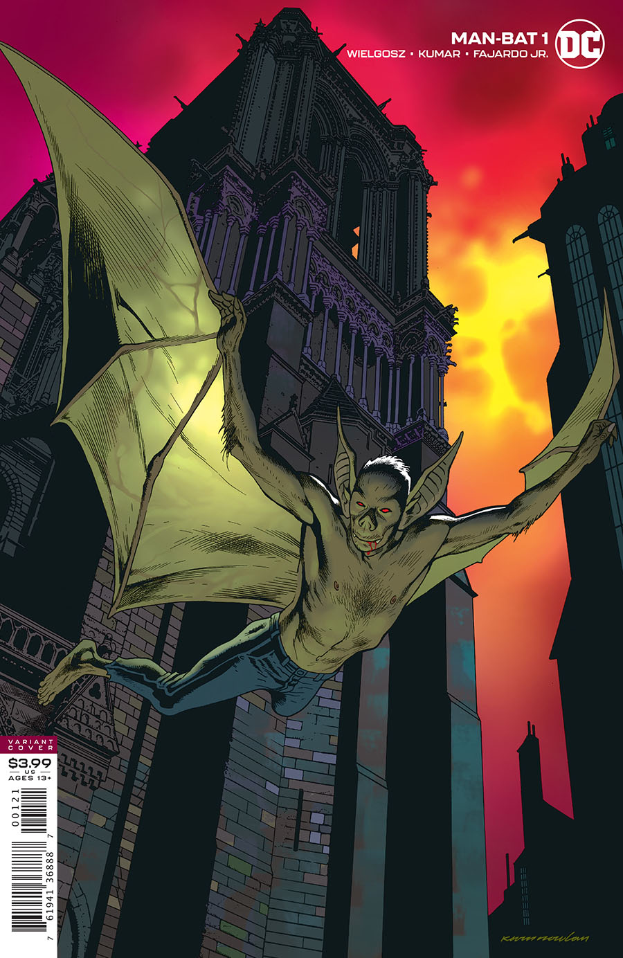 Man-Bat Vol 4 #1 Cover B Variant Kevin Nowlan Cover