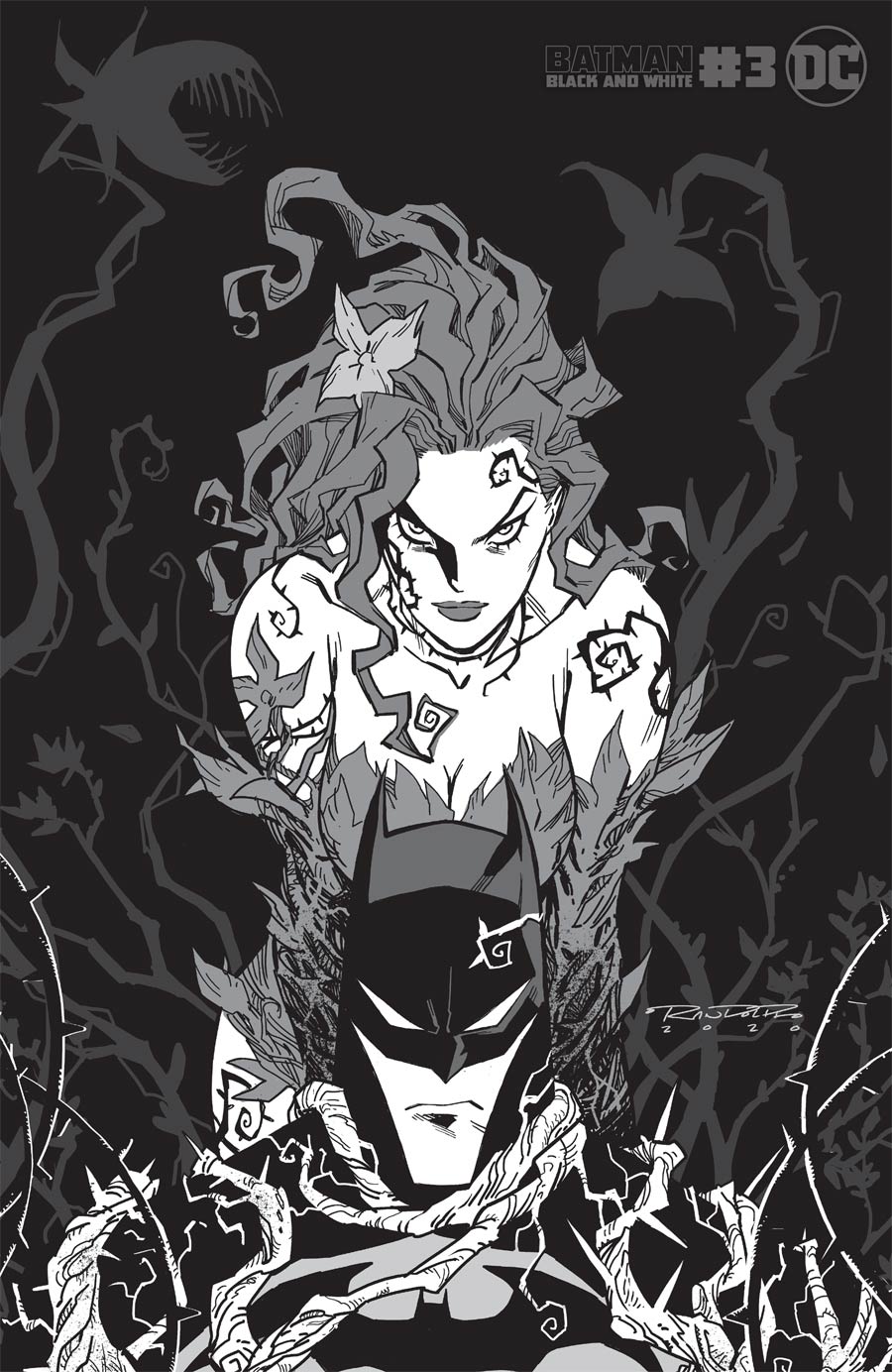 Batman Black & White Vol 3 #3 Cover C Variant Khary Randolph Poison Ivy Cover (Limit 1 Per Customer)