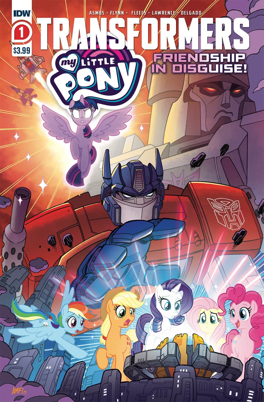 My Little Pony Transformers Friendship In Disguise #1 Cover D 2nd Ptg