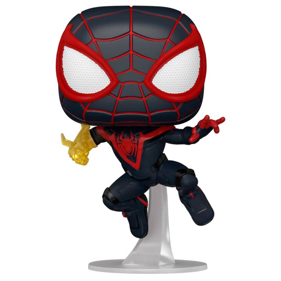 POP Games Marvels Spider-Man Miles Morales Miles Morales Classic Suit Vinyl Bobble Head