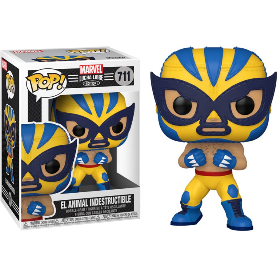 POP Marvel Luchadores Wolverine Vinyl Bobble Head
