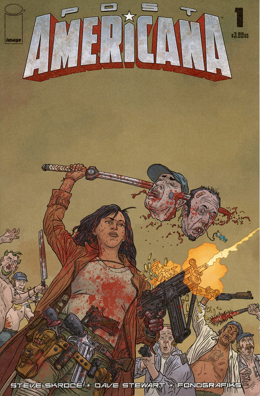 Post Americana #1 Cover B Variant Geof Darrow Cover