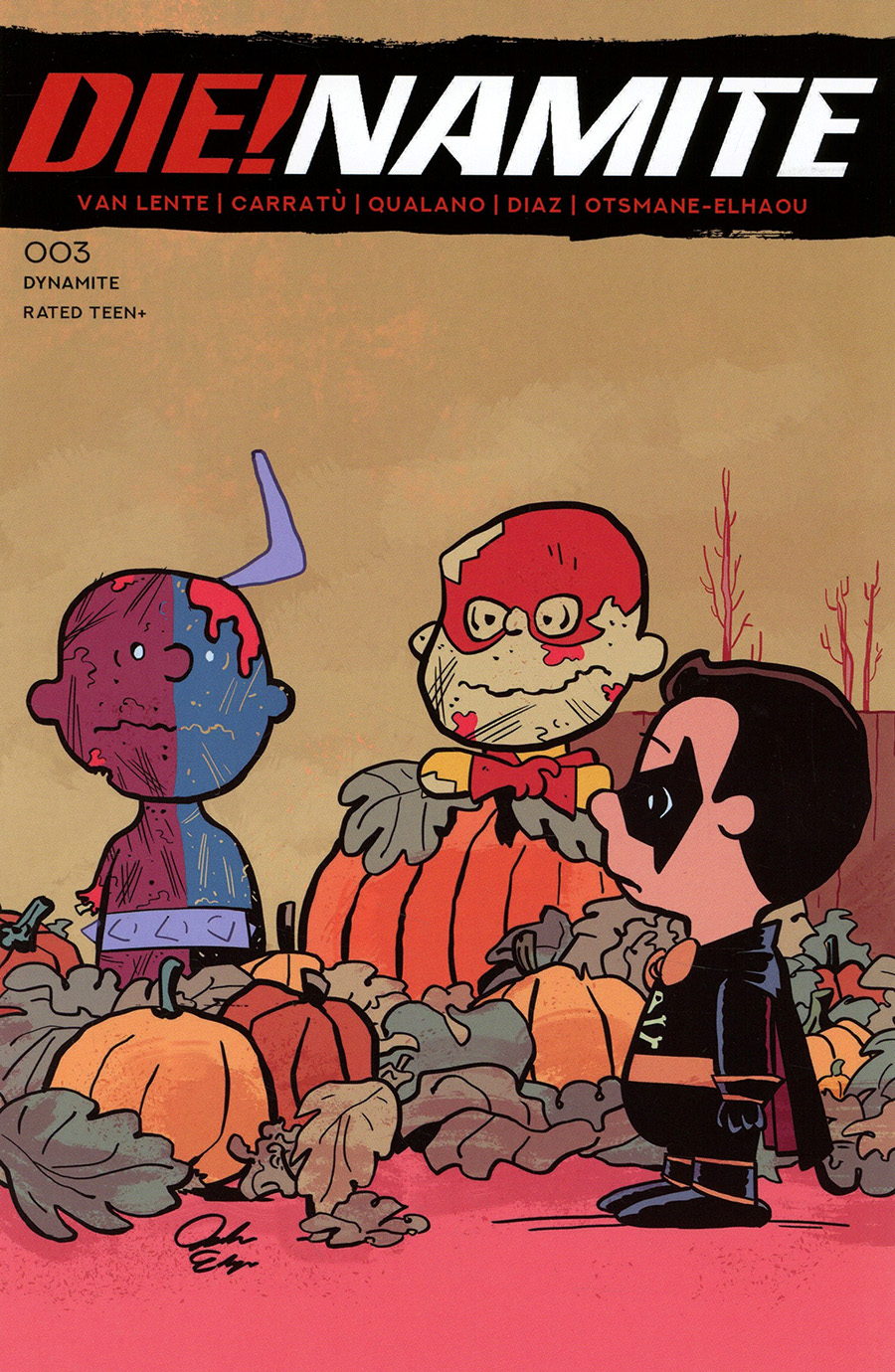 DieNamite #3 Cover G Variant Jacob Edgar Peanuts Homage Cover