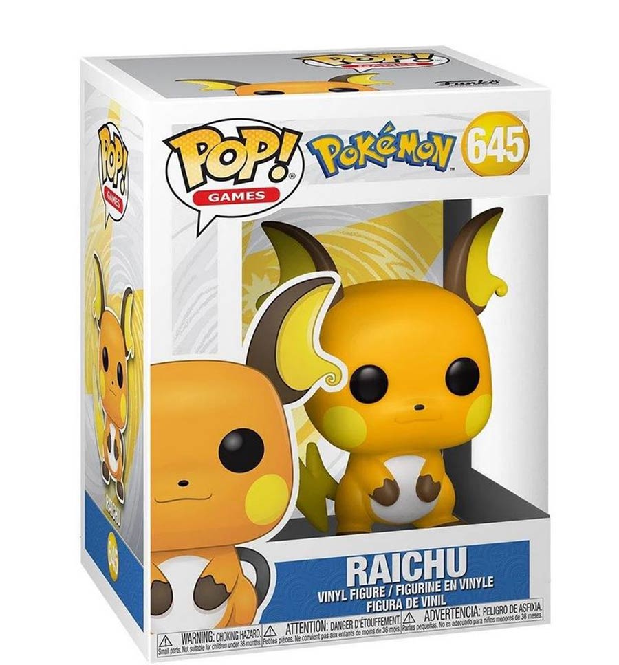 POP Games Pokemon Raichu Vinyl Figure