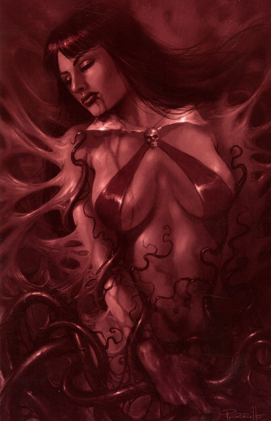 Vampirella Vol 8 #16 Cover M Incentive Lucio Parrillo Tint Virgin Cover