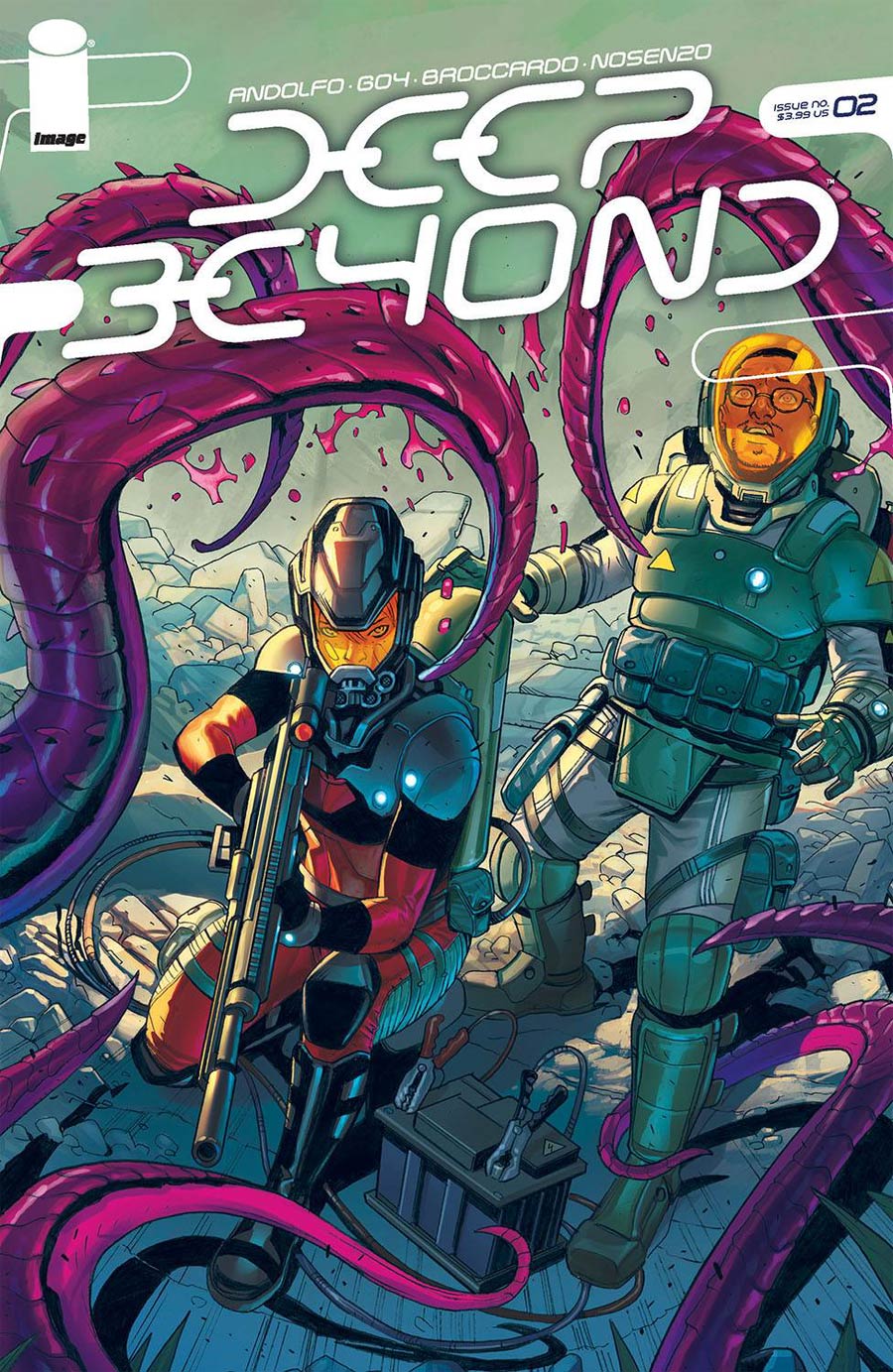 Deep Beyond #2 Cover A Regular Andrea Broccardo Cover