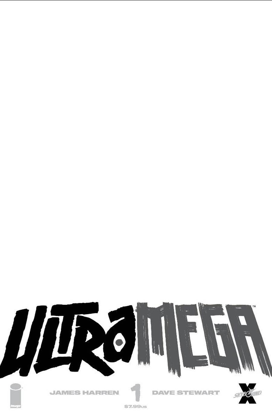 Ultramega By James Harren #1 Cover C Variant Blank Cover