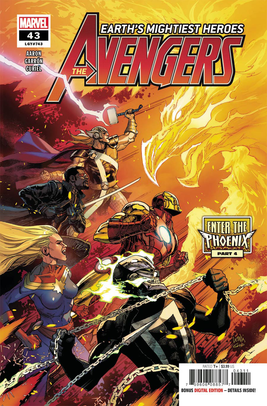 Avengers Vol 7 #43 Cover A Regular Leinil Francis Yu Cover