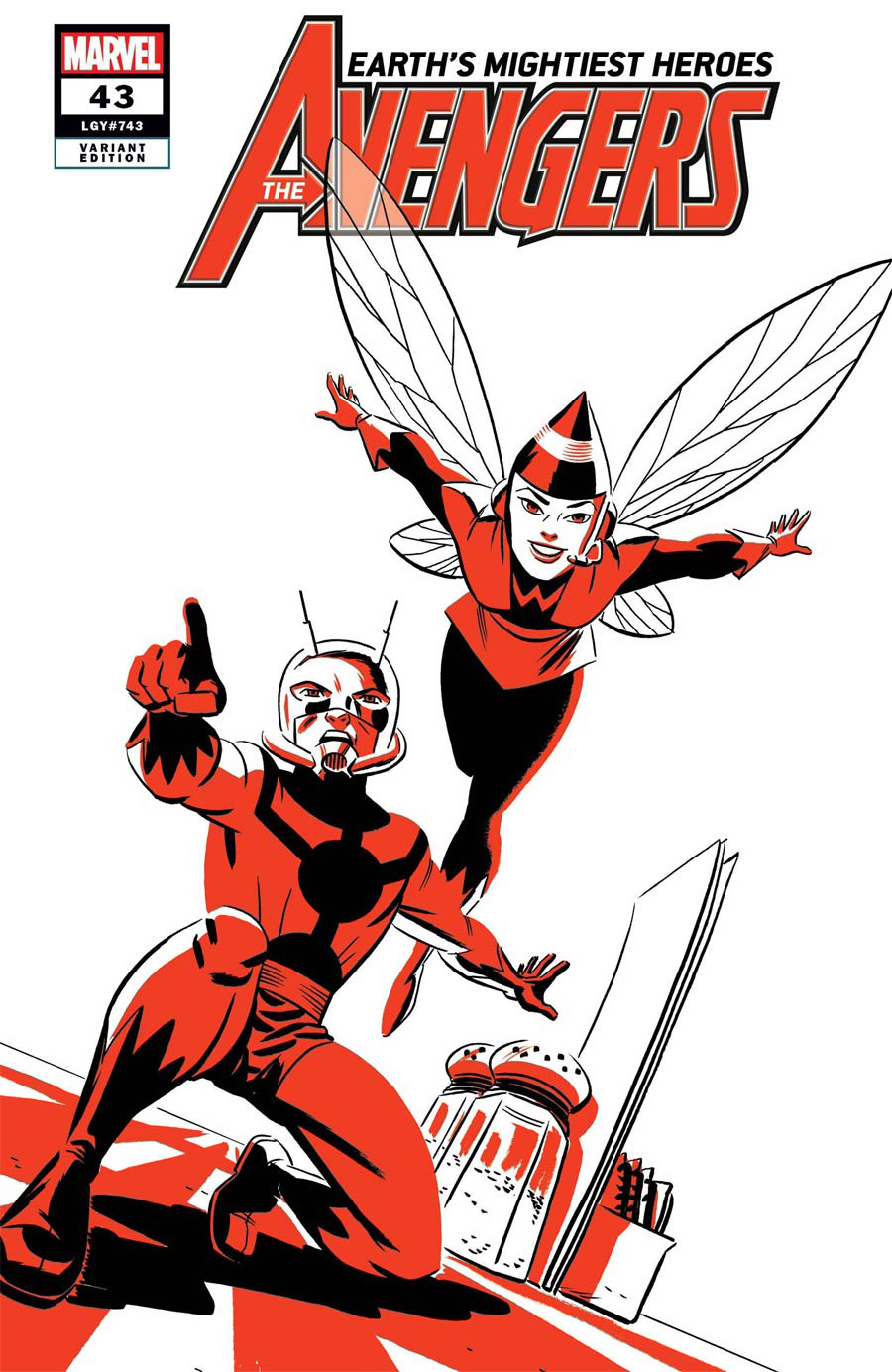Avengers Vol 7 #43 Cover C Variant Michael Cho Ant-Man And Wasp Two-Tone Cover