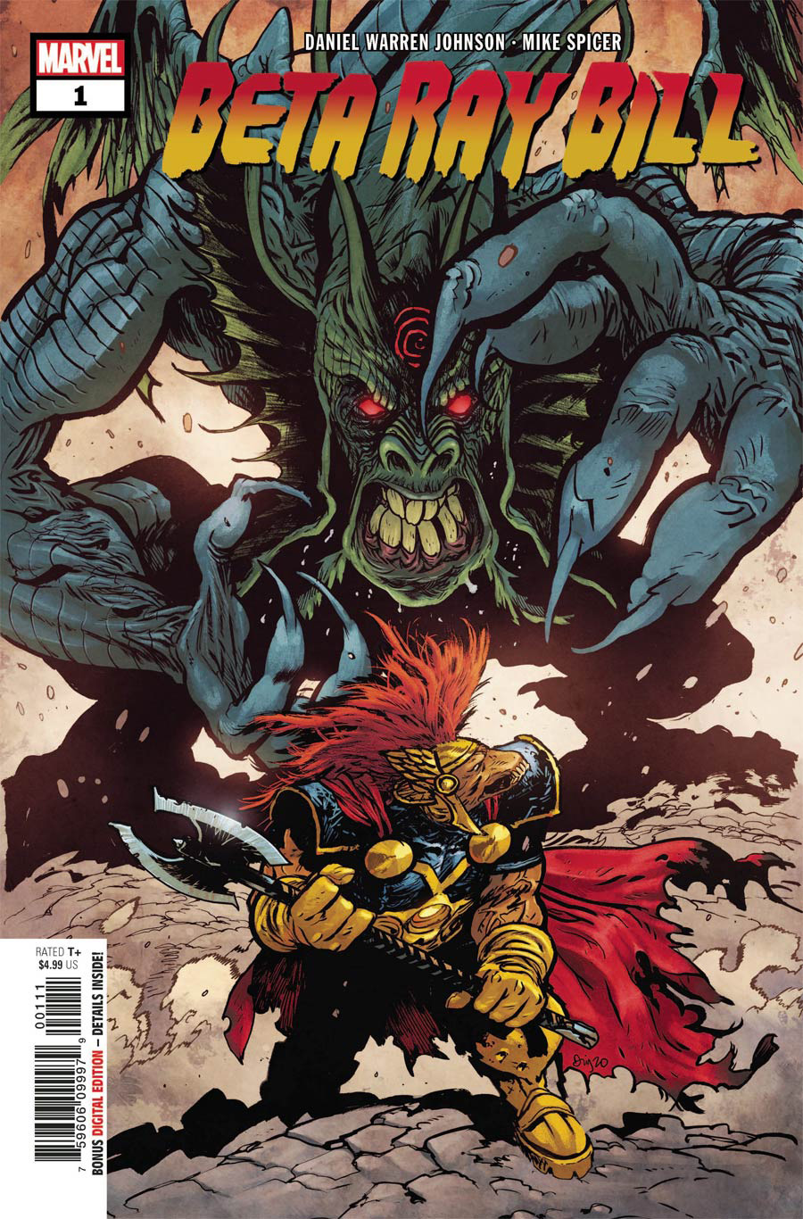 Beta Ray Bill #1 Cover A Regular Daniel Warren Johnson Cover (King In Black Tie-In)