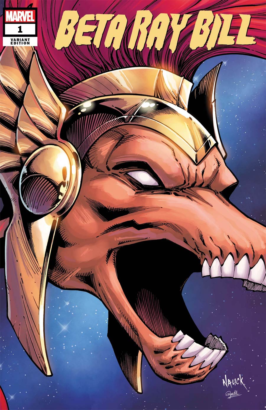 Beta Ray Bill #1 Cover E Variant Todd Nauck Headshot Cover (King In Black Tie-In)