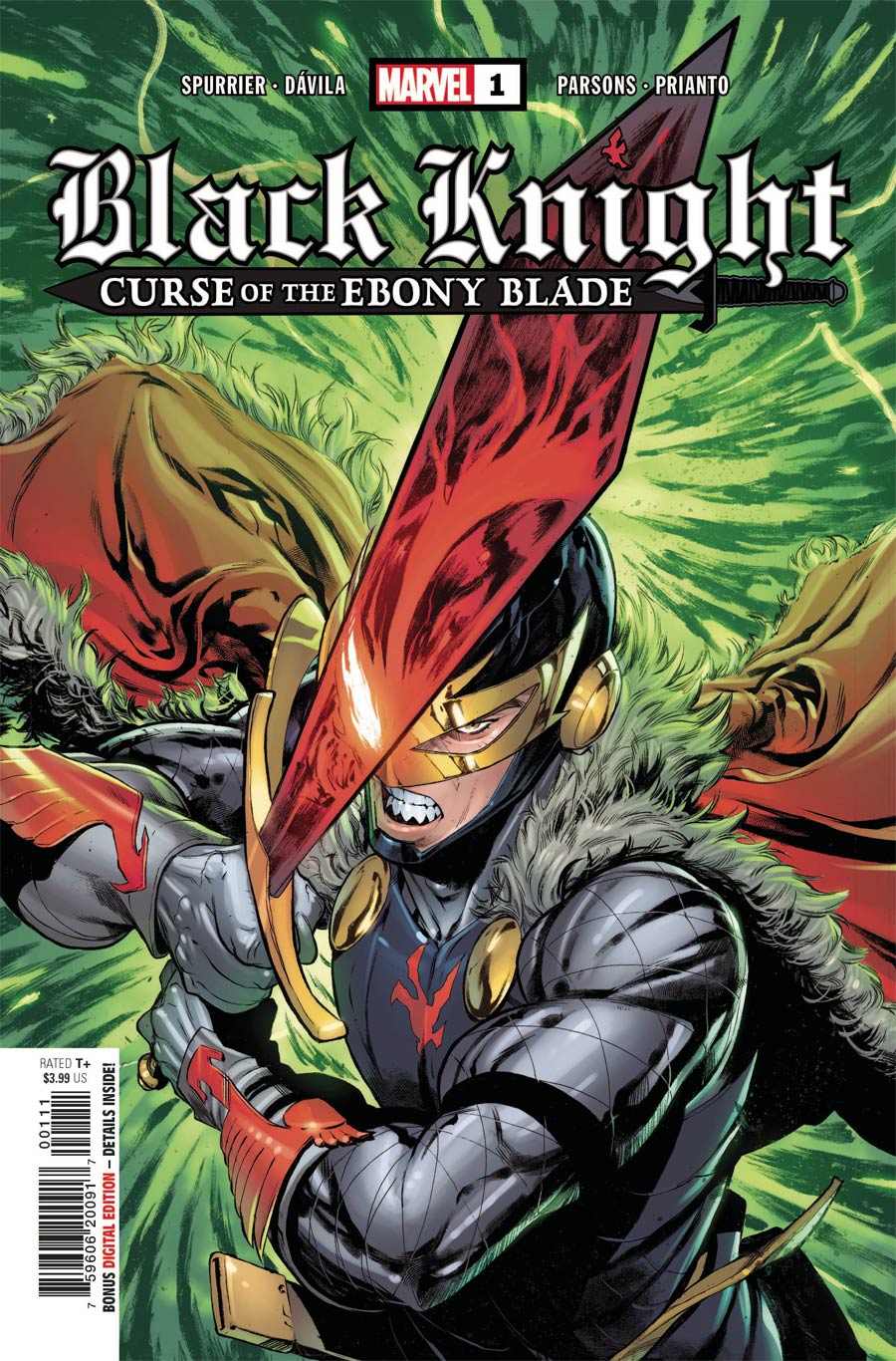 Black Knight Curse Of The Ebony Blade #1 Cover A Regular Iban Coello Cover