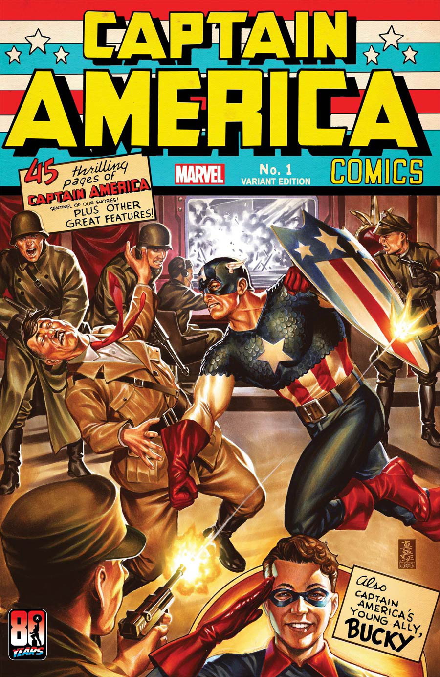 Captain America Anniversary Tribute #1 (One Shot) Cover B Variant Mark Brooks Cover