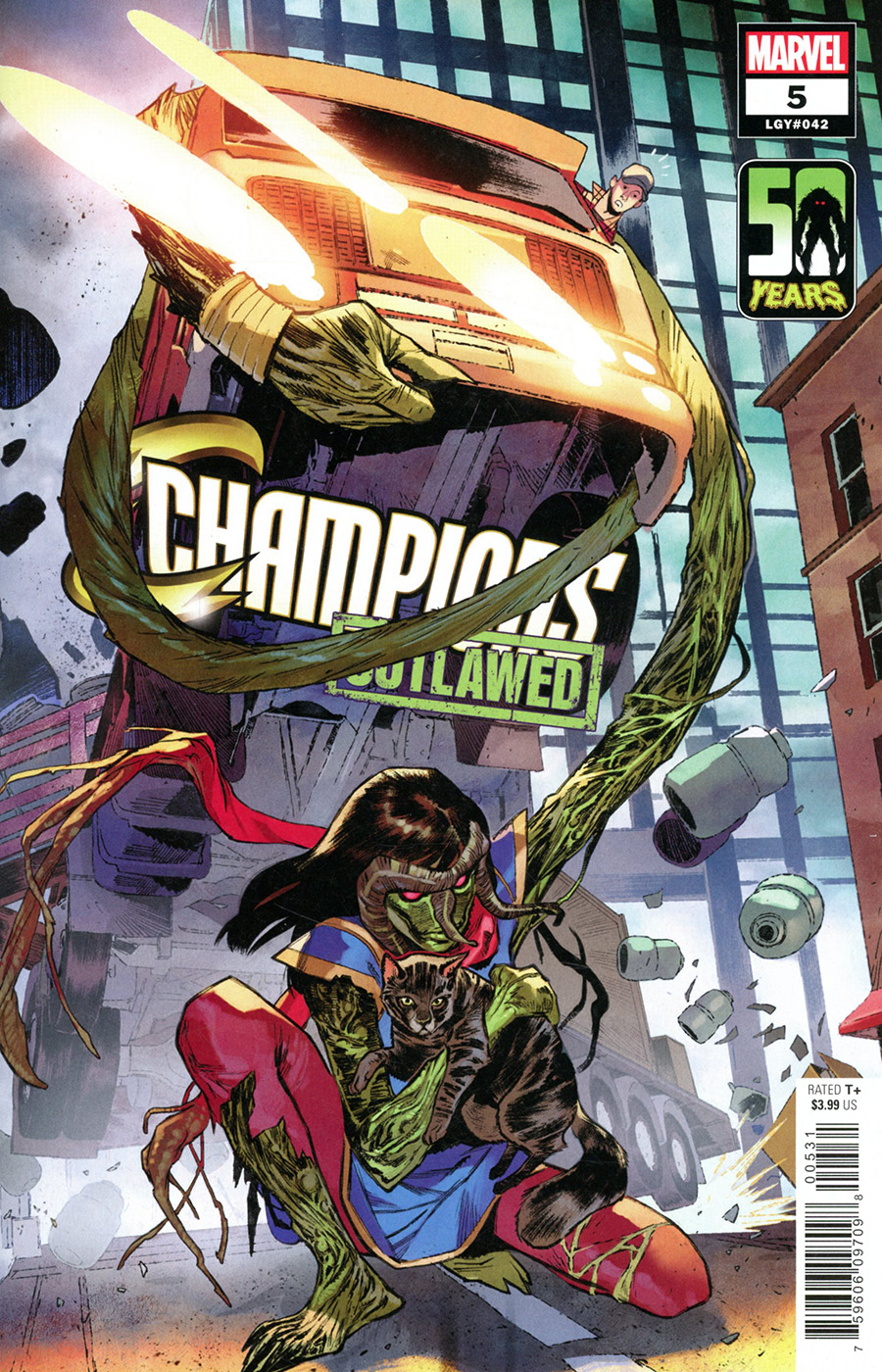 Champions (Marvel) Vol 4 #5 Cover B Variant Sara Pichelli Ms Marvel-Thing Cover
