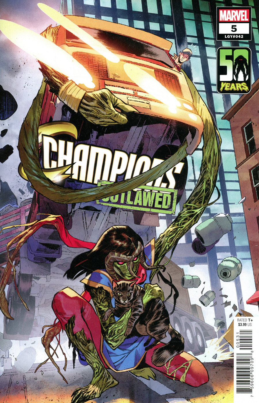 Champions (Marvel) Vol 4 #5 Cover B Variant Sara Pichelli Ms Marvel-Thing Cover