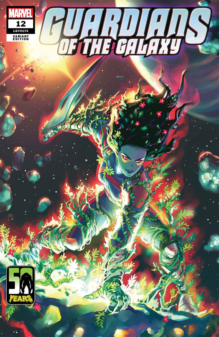 Guardians Of The Galaxy Vol 6 #12 Cover B Variant Meghan Hetrick Gamora-Thing Cover