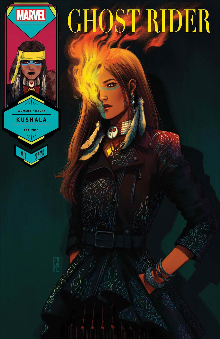 King In Black Ghost Rider #1 (One Shot) Cover B Variant Jen Bartel Womens History Month Cover