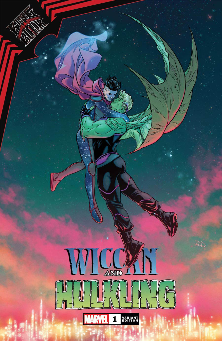 King In Black Wiccan And Hulkling #1 (One Shot) Cover C Variant Russell Dauterman Cover