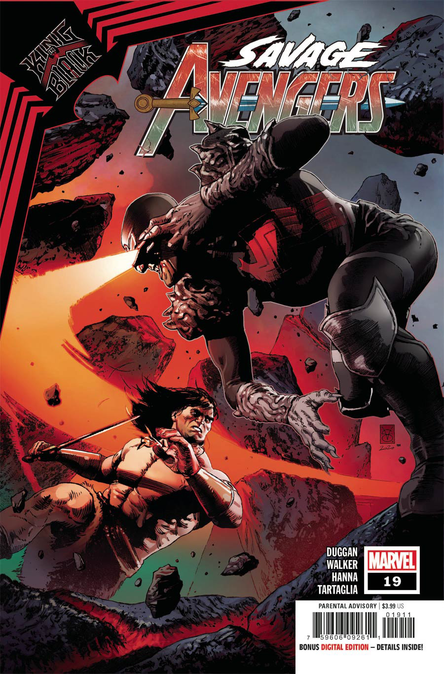 Savage Avengers #19 Cover A Regular Valerio Giangiordano Cover (King In Black Tie-In)