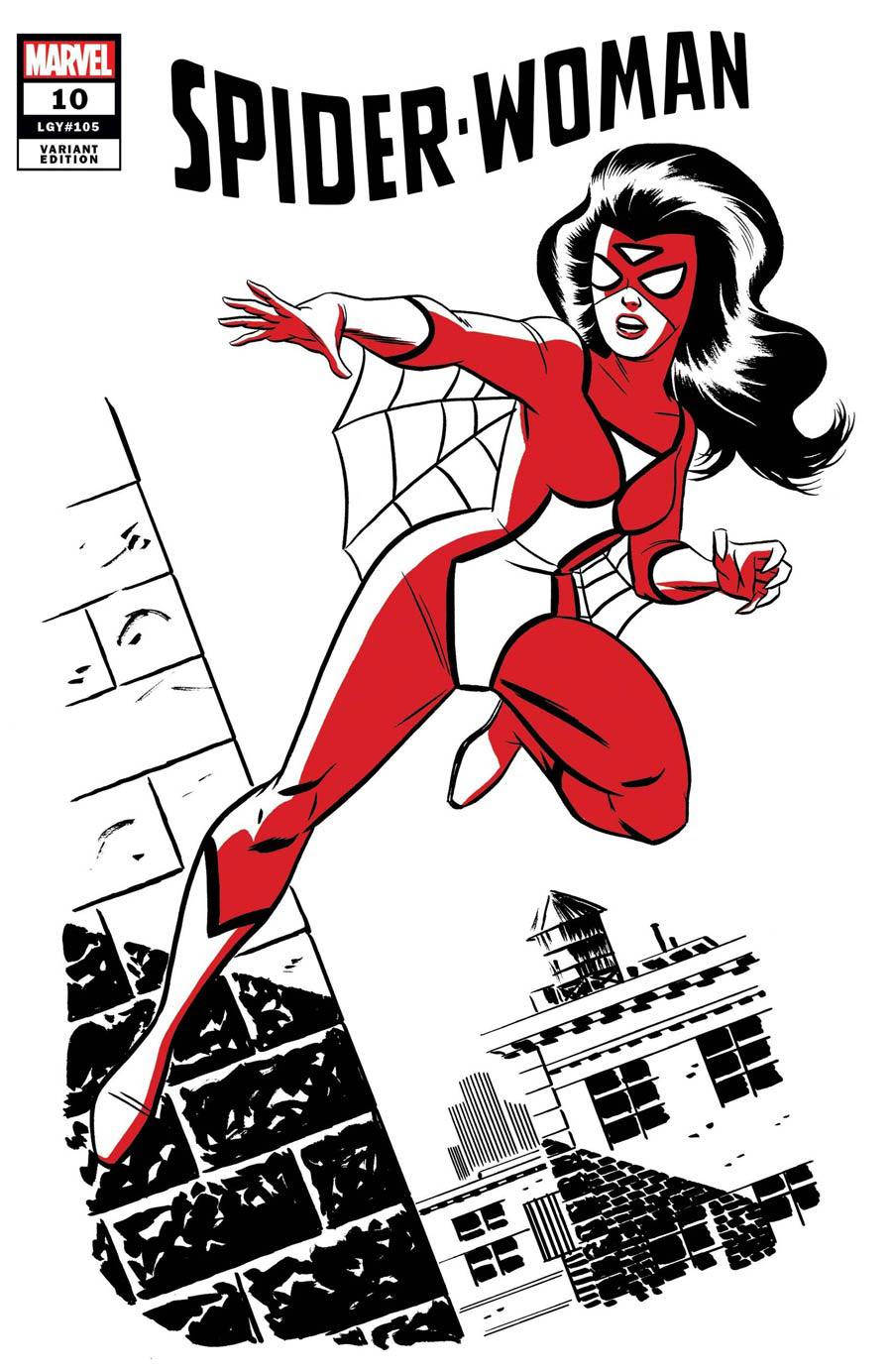Spider-Woman Vol 7 #10 Cover C Variant Michael Cho Spider-Woman Two-Tone Cover