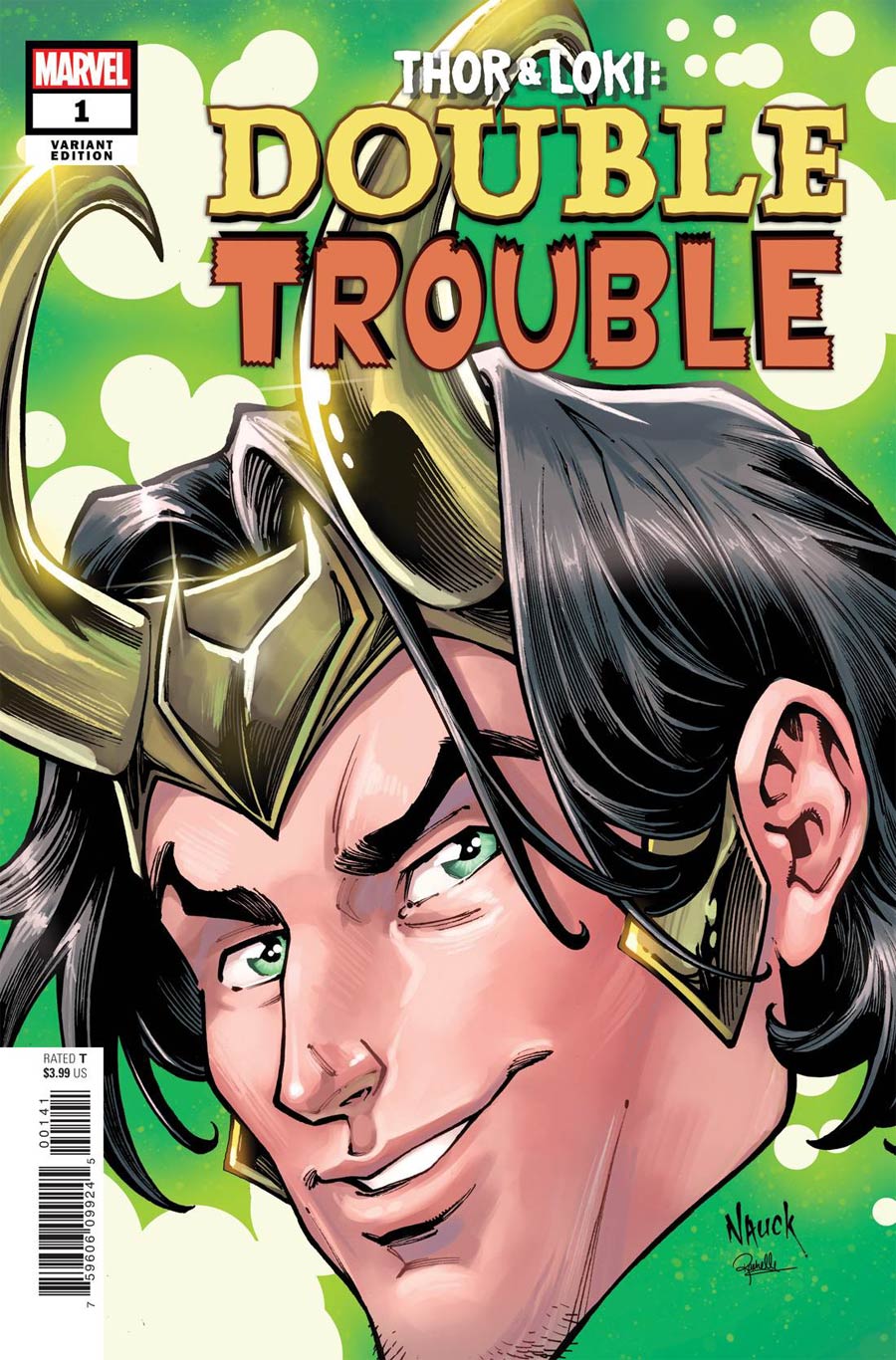 Thor & Loki Double Trouble #1 Cover D Variant Todd Nauck Headshot Cover