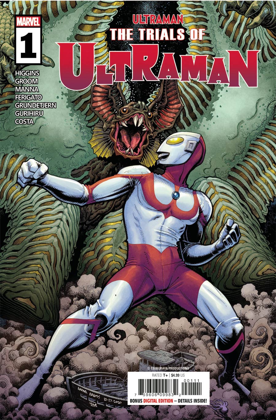 Ultraman Trials Of Ultraman #1 Cover A Regular Arthur Adams Cover