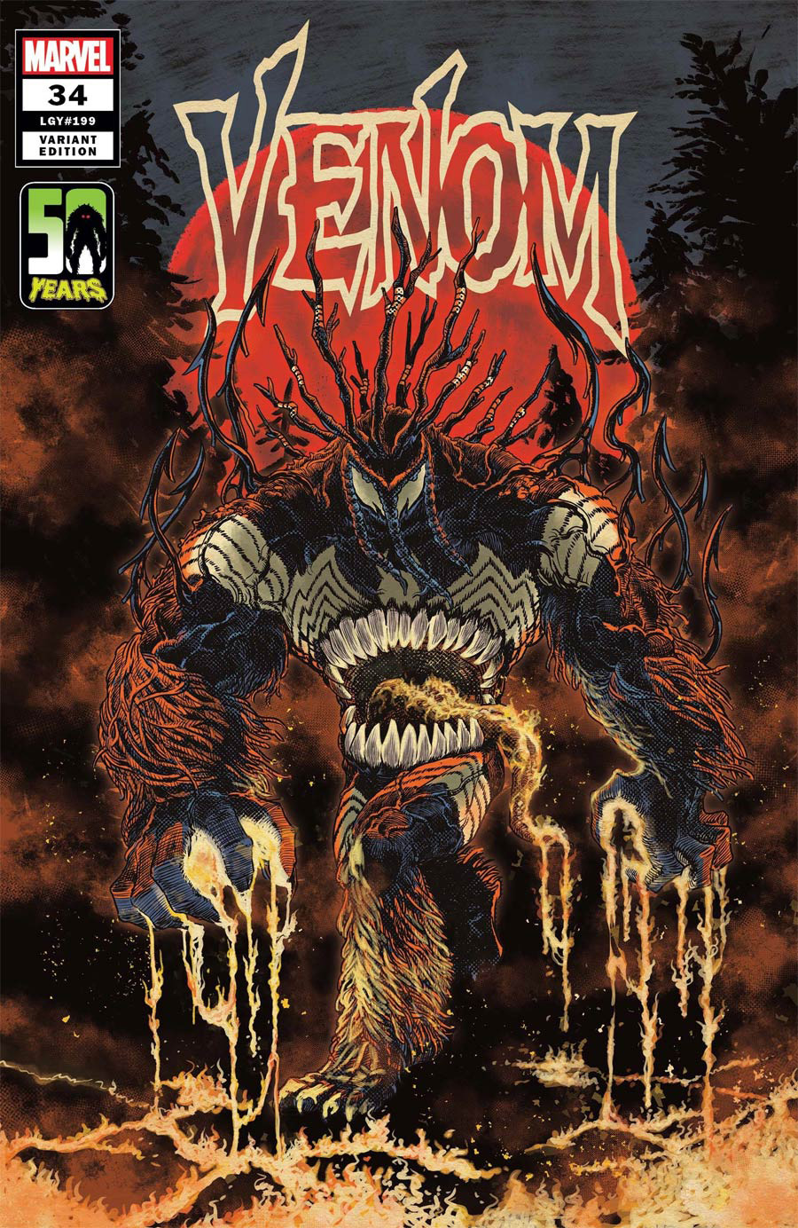 Venom Vol 4 #34 Cover B Variant Superlog Venom-Thing Cover (King In Black Tie-In)