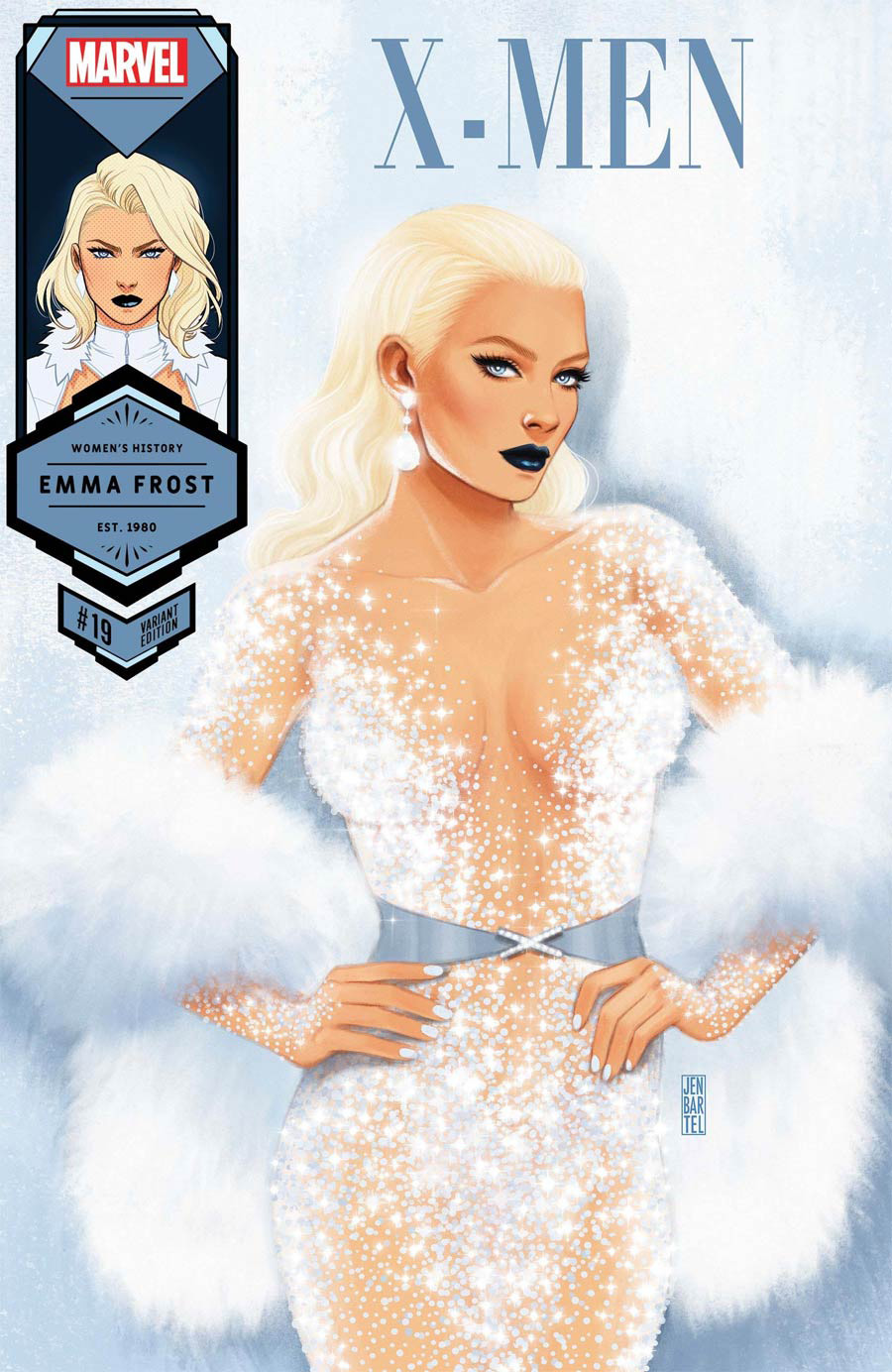 X-Men Vol 5 #19 Cover B Variant Jen Bartel Emma Frost Womens History Month Cover
