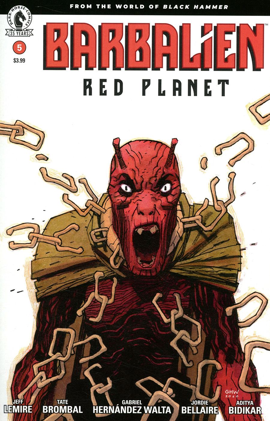 Barbalien Red Planet #5 Cover A Regular Gabriel Hernandez Walta Cover