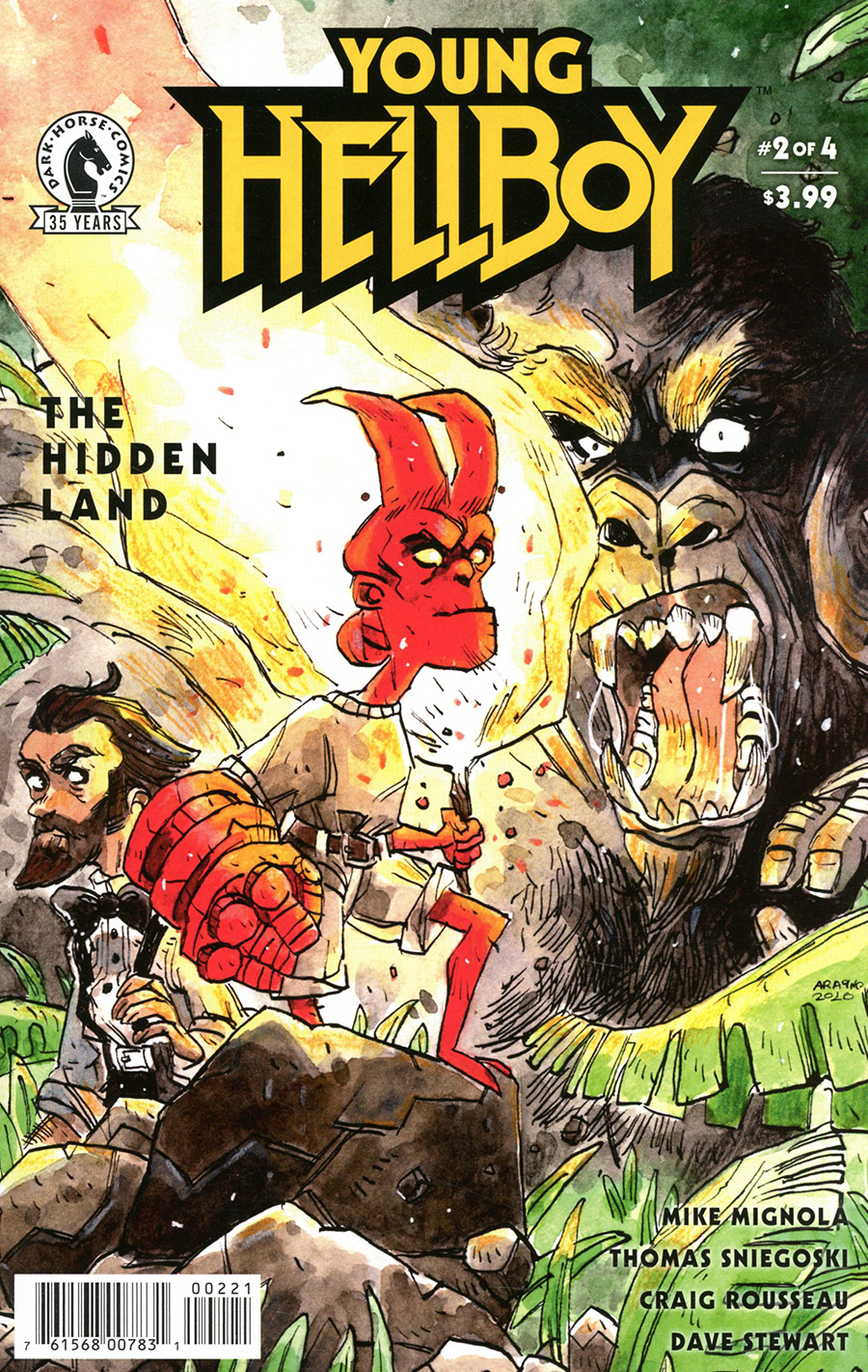 Young Hellboy The Hidden Land #2 Cover B Variant Rachele Aragno Cover