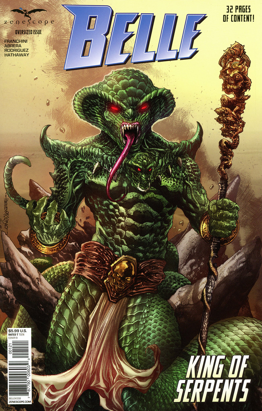 Grimm Fairy Tales Presents Belle King Of Serpents #1 (One Shot) Cover B Harvey Tolibao