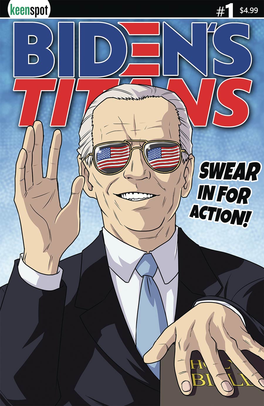 Bidens Titans #1 Cover C Variant Shawn Remulac Cover