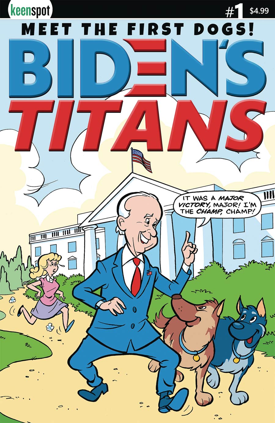 Bidens Titans #1 Cover E Variant Ted Dawson Cover