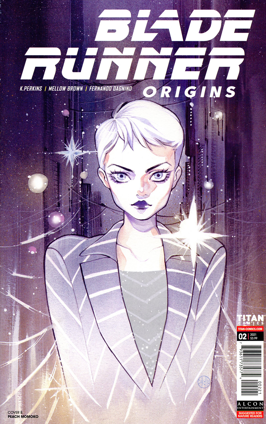 Blade Runner Origins #2 Cover B Variant Peach Momoko Cover