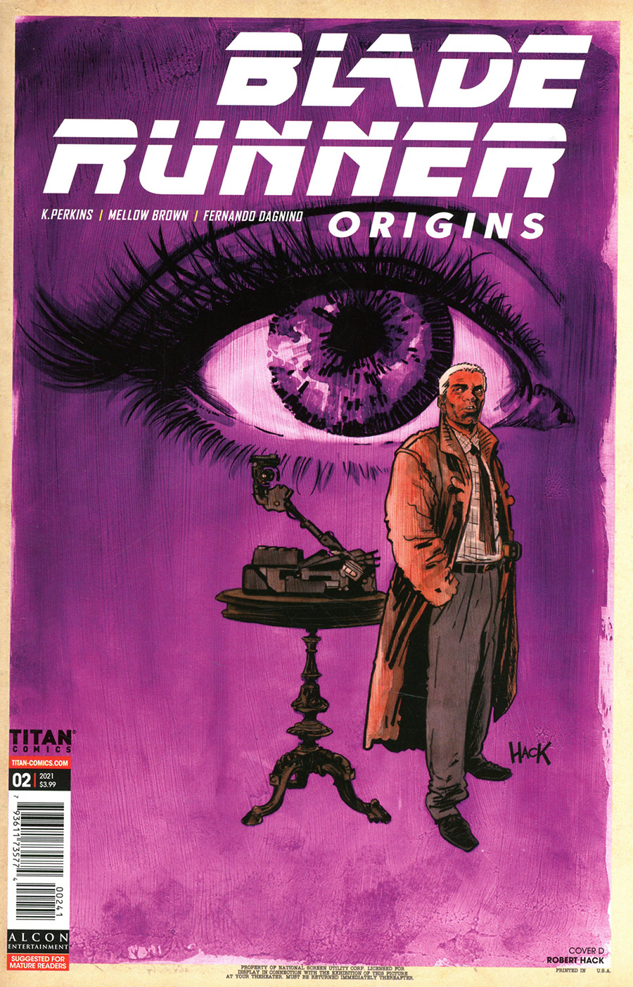 Blade Runner Origins #2 Cover D Variant Robert Hack Cover