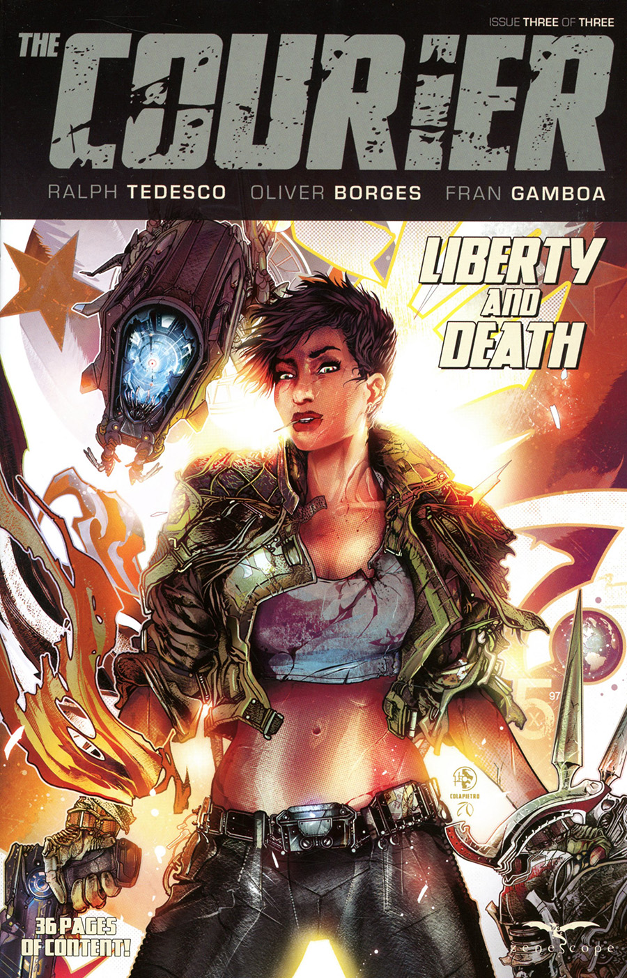 Courier Liberty And Death #3 Cover A Leonardo Colapietro