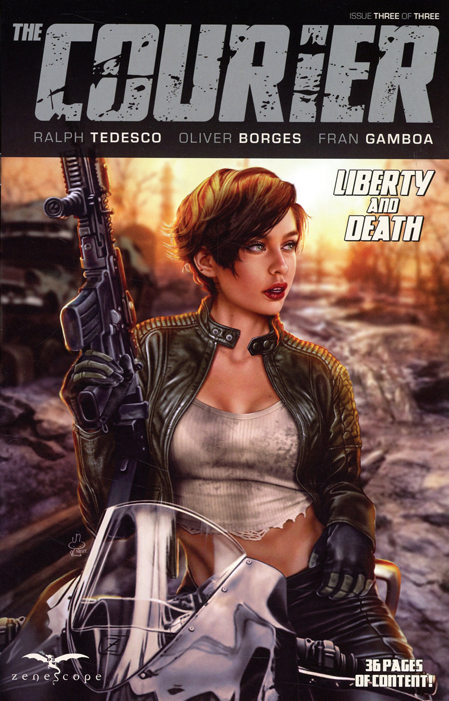 Courier Liberty And Death #3 Cover B Nelly Jimenez