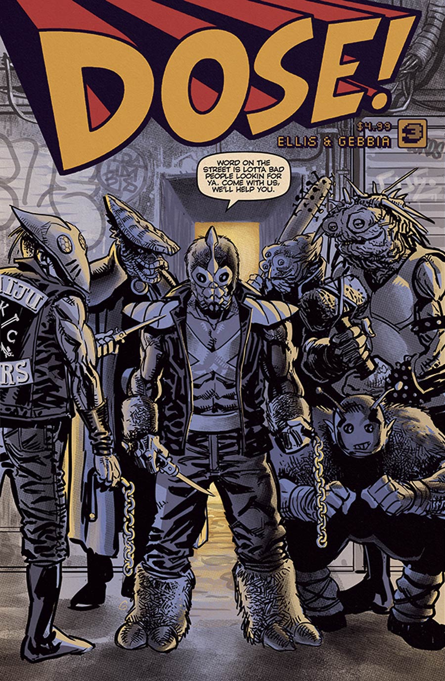 Dose #3 Cover B Variant John Gebbia Cover