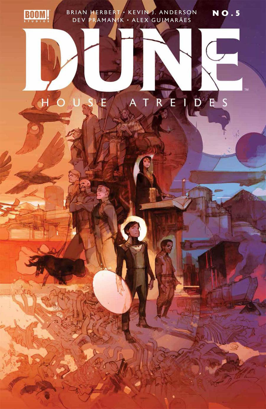 Dune House Atreides #5 Cover B Variant Greg Tocchini Cover