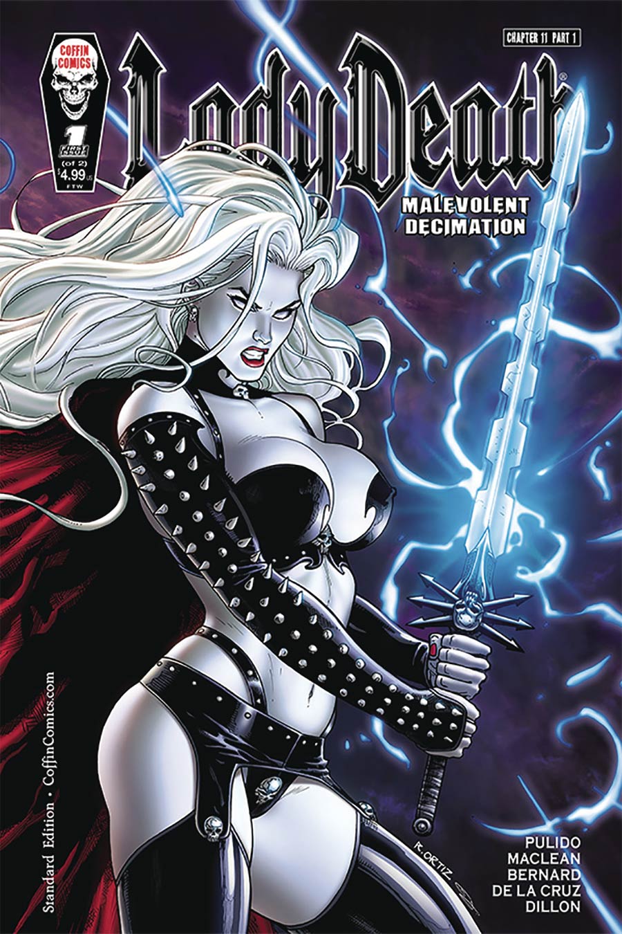 Lady Death Malevolent Decimation #1 Cover A Regular Richard Ortiz Cover