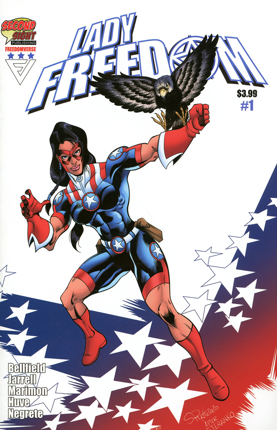 Lady Freedom #1 Cover A Regular Spike Jarrell Cover