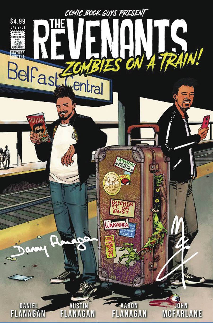 Revenants Zombies On A Train #1 (One Shot) Cover B Variant John McCrea Cover Signed