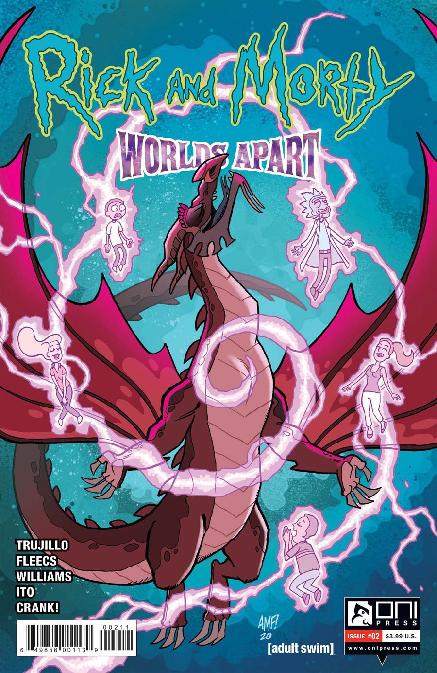 Rick And Morty Worlds Apart #2 Cover A Regular Tony Fleecs Cover