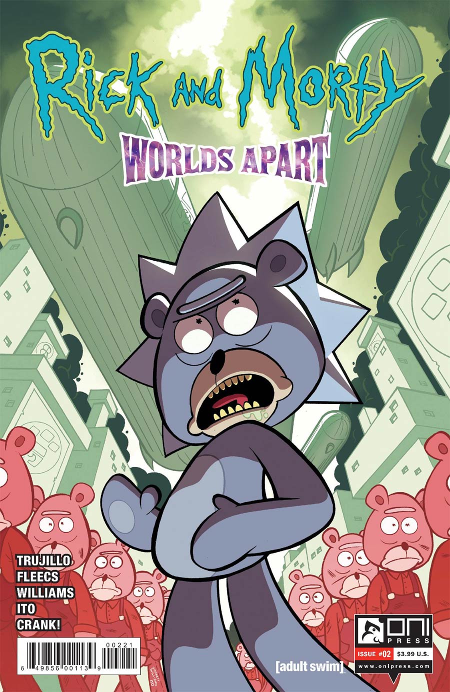 Rick And Morty Worlds Apart #2 Cover B Variant Jarrett Williams Cover