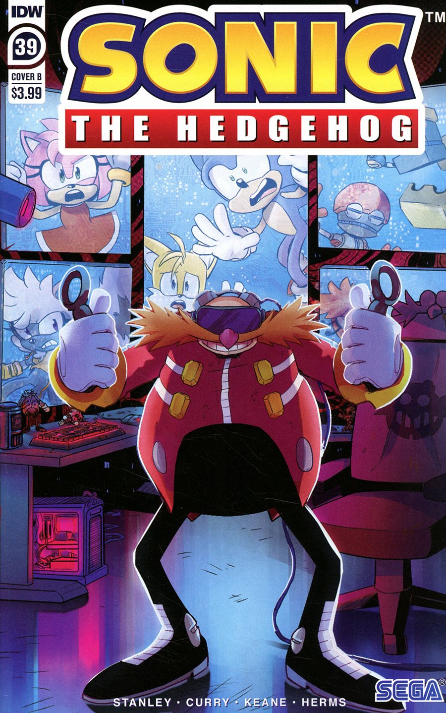 Sonic The Hedgehog Vol 3 #39 Cover B Variant Gigi Dutreix Cover