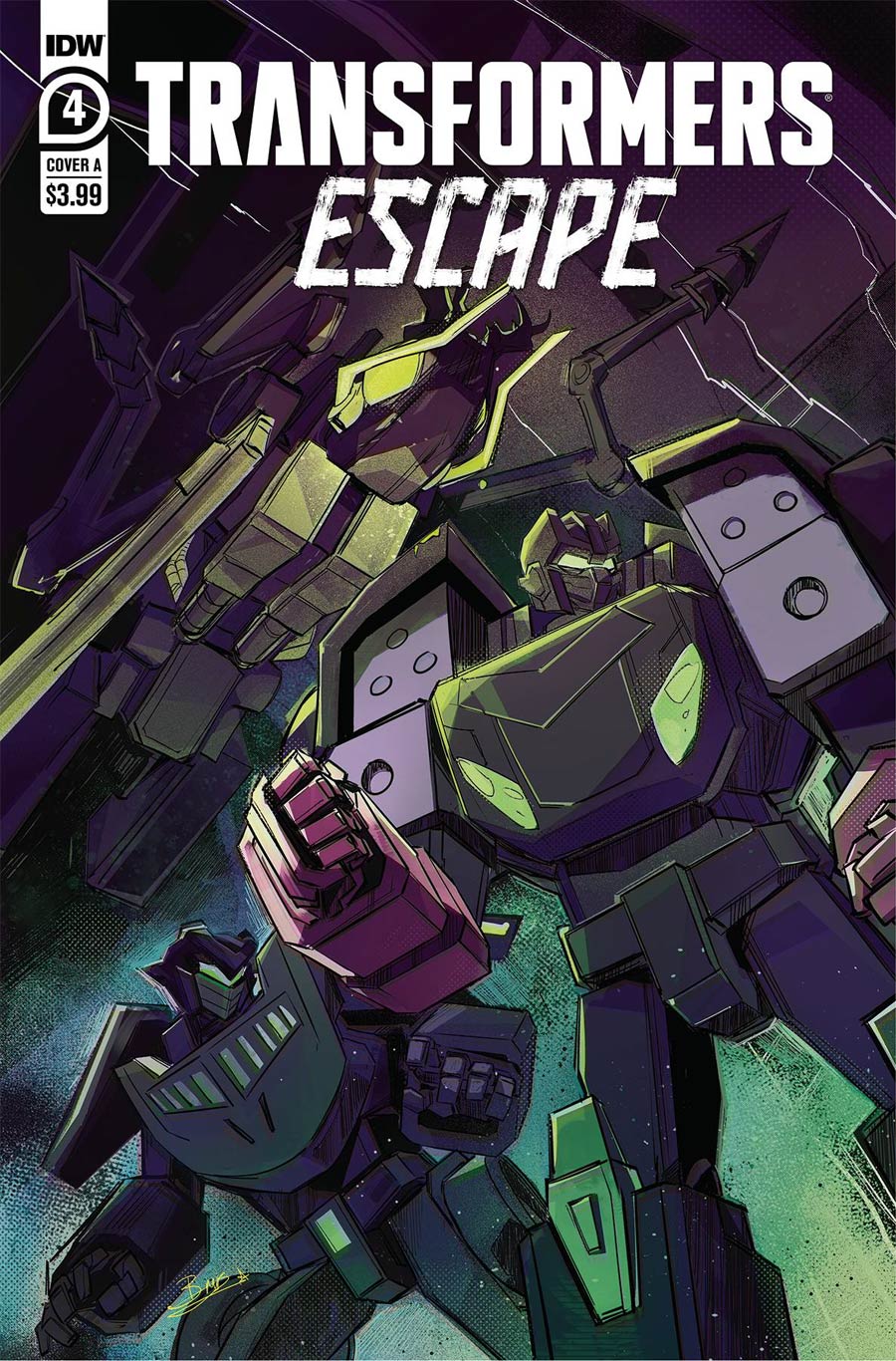 Transformers Escape #4 Cover A Regular Beth McGuire-Smith Cover