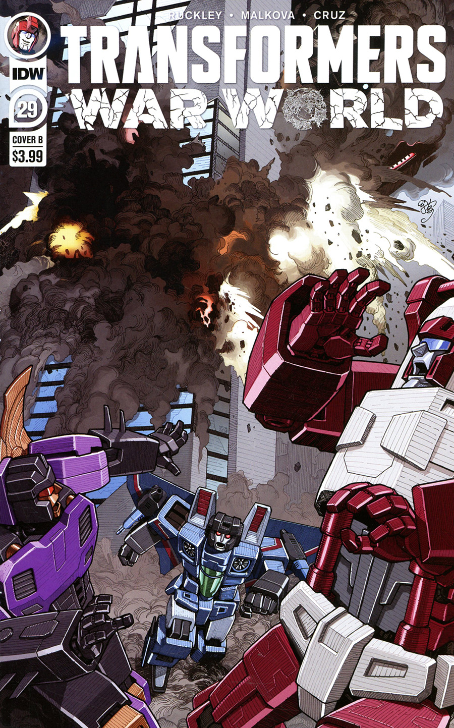 Transformers Vol 4 #29 Cover B Variant EJ Su Cover