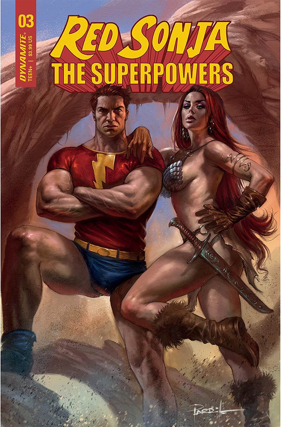 Red Sonja The Superpowers #3 Cover A Regular Lucio Parrillo Cover