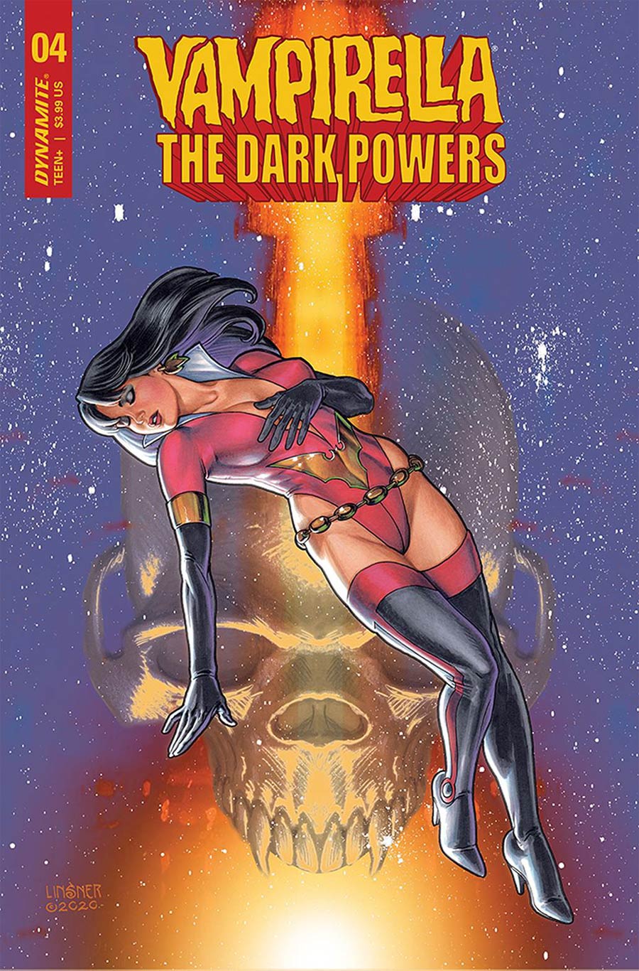 Vampirella The Dark Powers #4 Cover B Variant Joseph Michael Linsner Cover