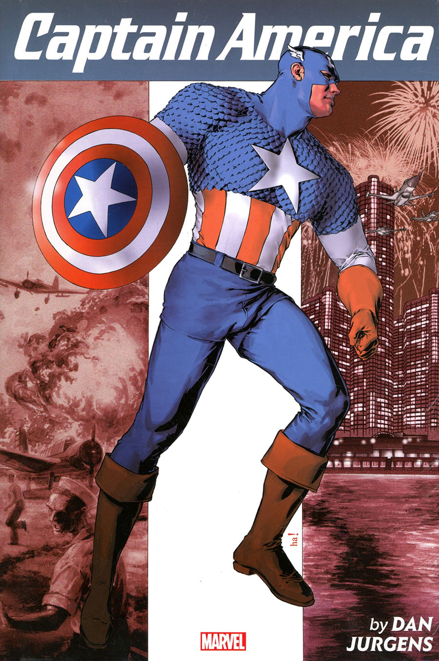 Captain America By Dan Jurgens Omnibus HC Direct Market Gene Ha Variant Cover